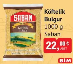 SABAN KÖFTELİK BULGUR 1000 G